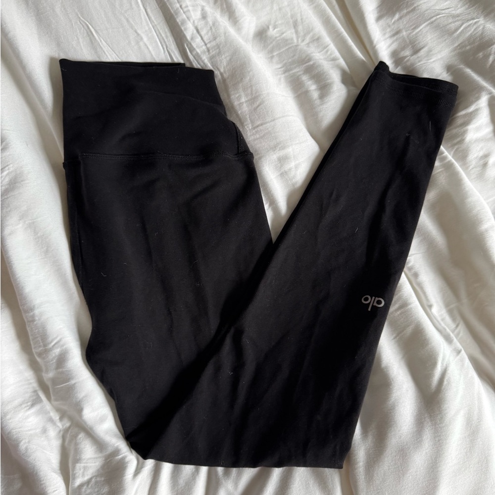 Alo airbrush leggings, black medium